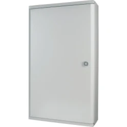 Wandverdeler IP30, 144TE, BxHxD=600x1060x262.5, grijs, draaigreep, opb