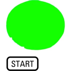 Lenzen, vlak groen, START