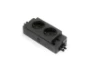 Contactdooscombinatie Contactblokken O.C.S. Office Cabling Systems OCS CONTACTBLOK 2X230V GST IN/UIT ZWART 79.55.001