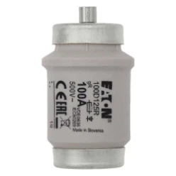 Zekering, laagspanning, 100 A, AC 500 V, D4, aR, IEC, ultra snel