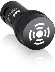 Buzzer continu Zwart 110-130 Vac