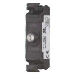 LED element, blauw, frontbevestiging, 12-30VAC/DC, cage clamp, flat