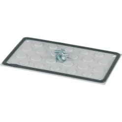 Flensplaat, F3A, IP66, metaal, 12xM20 + 10xM16