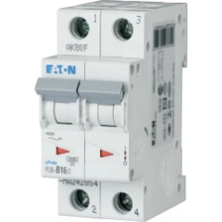 Installatieautomaat xPole EATON INSTALLATIEAUTOMAAT PLS6-B16/2-MW , B 16A , 2 POLIG , 6 KA 242854