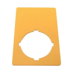 Schild, NOOD-HOLD, HxB=50x33mm, geel, NOOD-HOLD