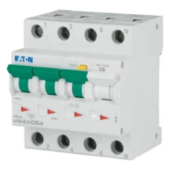 Aardlekautomaat (RCBO) mRB6, C-kar., 6A, 300mA, 4P incl. N, 6 kA