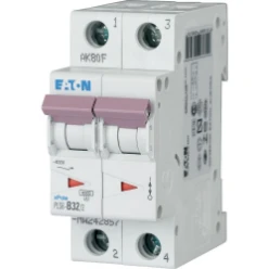 Installatieautomaat xPole EATON INSTALLATIEAUTOMAAT PLS6-C32/2-MW , C 32A , 2 POLIG , 6 KA 242883