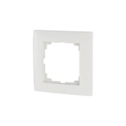 Enkelvoudig afdekraam xComfort 55mm systeem, kleur wit glanzend