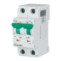 Aardlekautomaat (RCBO) PKPM2, 2P, 6A, C-kar, 300mA, Type A