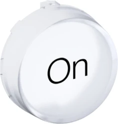 Wit tekstkapje met tekst 