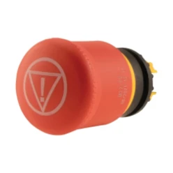 NOOD-UIT, 38mm, 0M + 0V, trekontgrendeld, onverlicht, met symbool