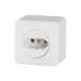 Wandcontactdoos xComfort KLV Eaton Contactdoos 1-voudig; met EURO2-adapter; met steektechniek; zonder sno 178970