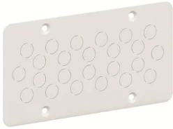 Flensplaat gesloten voor ComfortLine, plaatstalen uitvoering, v.v voor