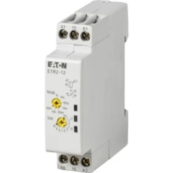 Tijdrelais ETR2-12, (24-240VAC50/60HZ, 24-48VDC), Afvalvertr., 1 wiss.