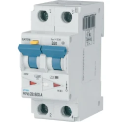 Aardlekautomaat (RCBO) PKPM2, 2P, 20A, B-kar, 300mA, Type A