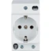 Wandcontactdoos modulair xPole Eaton Wandcontactdoos Z-SD230 , 230VAC , 10/16A , IP20 , 266875