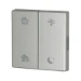 Bedieningselement /centraalplaat schakelmateriaal xComfort Eaton Schakelwip 2V 4-scenes A, zilver mat 304445