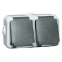 Wandcontactdoos Opbouw Peha 6632 WAB WD OPB WCD+RA 2V HORZ 00306211