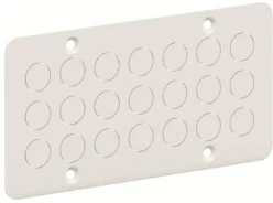 Flensplaat gesloten voor ComfortLine, plaatstalen uitvoering, v.v voor