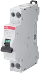 Installatieautomaat 1P+N, 10kA-10kA, C kar, 6A