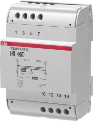 Veiligheidstrafo 25VA, 4 modules