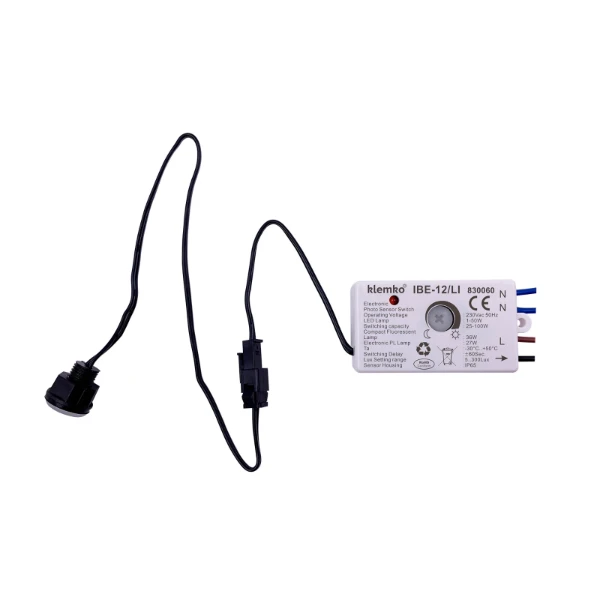 Lumiko Inbouw schemerschakelaar 0,5A lux instelbaar 5-300 lux | 830060