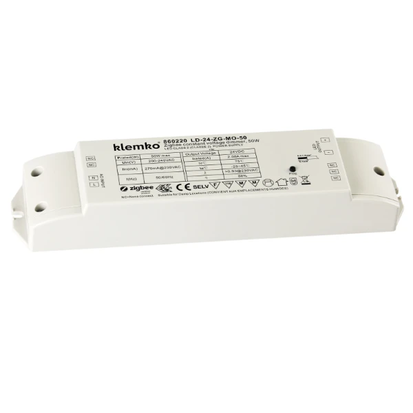 Lumiko led driver IP20 constante spanning 24V, 50W, Zigbee, dimbaar | 860220