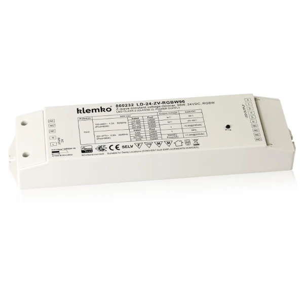 Lumiko led driver IP20 constante spanning 24V, 96W, Z-wave, RGB/RGBW, dimbaar | 860232