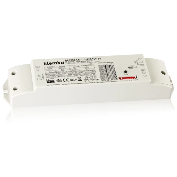 Lumiko led driver IP20 constante stroom 250-1500mA, 50W, Z-wave, Tunable White, dimbaar | 860236