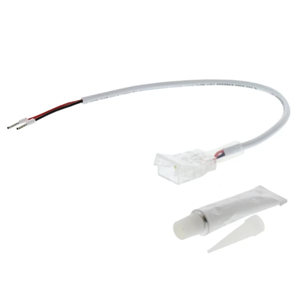 Aansluitconnector voor ledstrip, mono, voor 8mm PCB