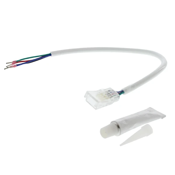 Aansluitconnector voor ledstrip, RGB, voor 10mm PCB