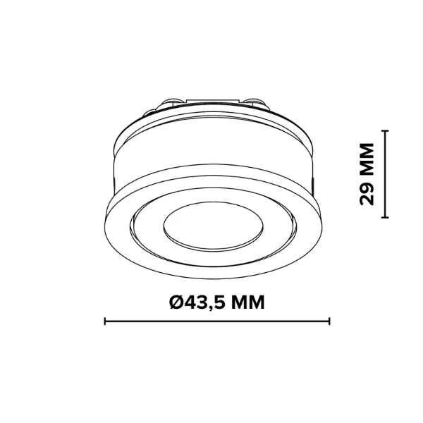 Lumiko Verona COB LED module wit 3000K 3,1W, 350mA, IP44