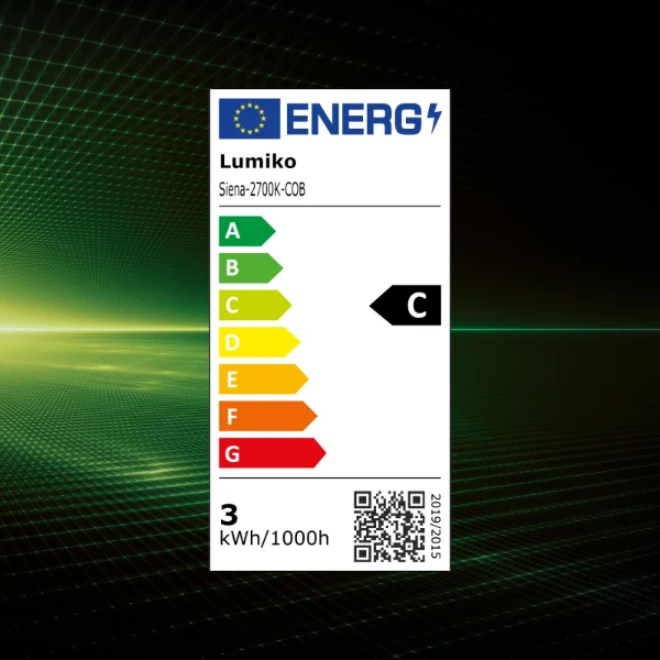 Lumiko Siena COB richtbare LED spot zwart 3,1W, 350mA 2700K