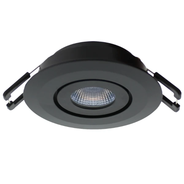 Siena COB richtbare LED spot zwart 3,1W, 350mA 2700K
