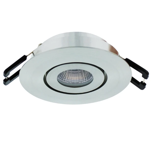 Siena COB richtbare LED spot RVS look 3,1W, 350mA 2700K