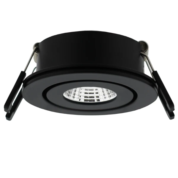 Venice COB LED spot zwart 3W, 500mA, Dim to Warm IP44
