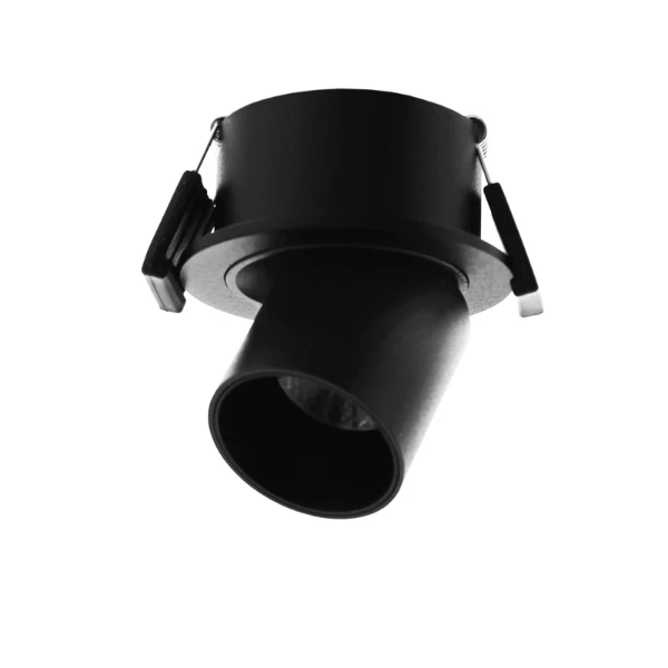 Lumiko Piran COB richtbare semi inbouwspot zwart 3.1W, 350mA, 2700K