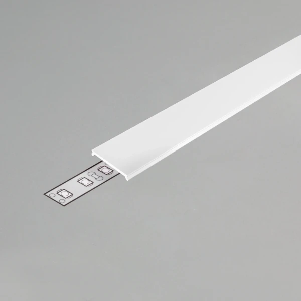 Profiel afdekking C3, klik, opaal, 2 meter
