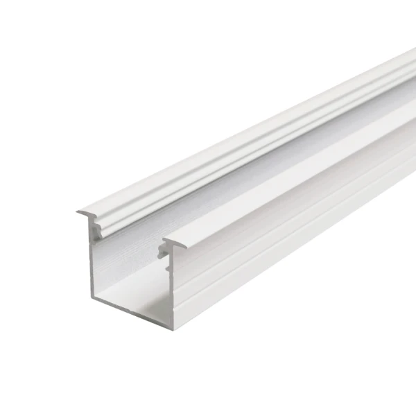 Profiel 20, inbouw, wit, 2 meter