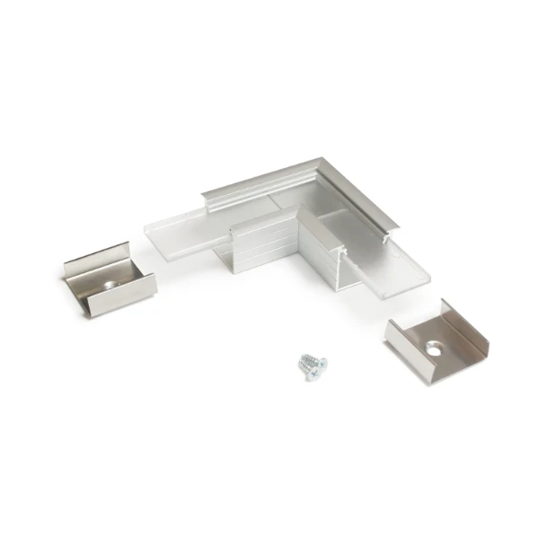 Profiel 20 opbouw hoek 90 graden, grijs