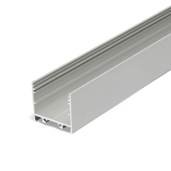 Profiel 30, type 30-02 opbouw recht, zilvergrijs, 2 meter