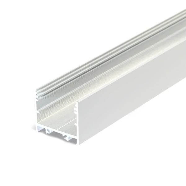 Profiel 30, type 30-02 opbouw recht, wit, 2 meter