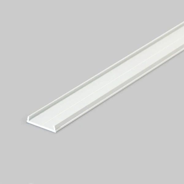 Profiel Fix 16 dek/montageplaat voor Prof 20 en 30. 2 meter wit