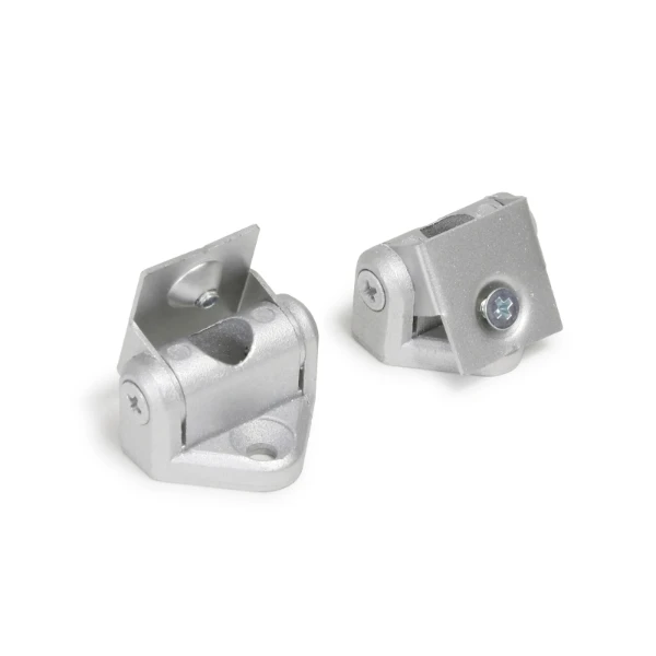 Profiel scharnier (2 stuks) voor Prof 30-02 en Prof 30-03 zilver