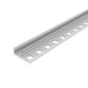 Profiel tegel 180 graden 2 meter grijs, maximaal 12mm brede ledstrip