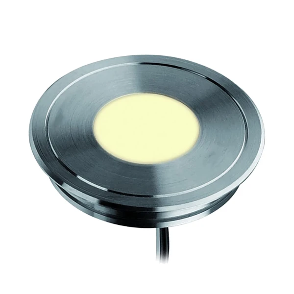 Titus vloerspot, 12V, 2700K, 0,25W, 45mm, PUR kabel, IP68, RVS316