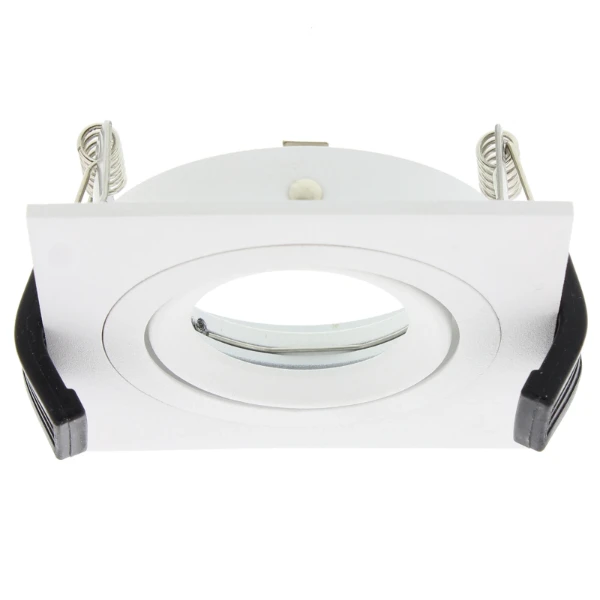 Vierkant Lumiko inbouw armatuur, 90 x 90mm, wit, kantelbaar