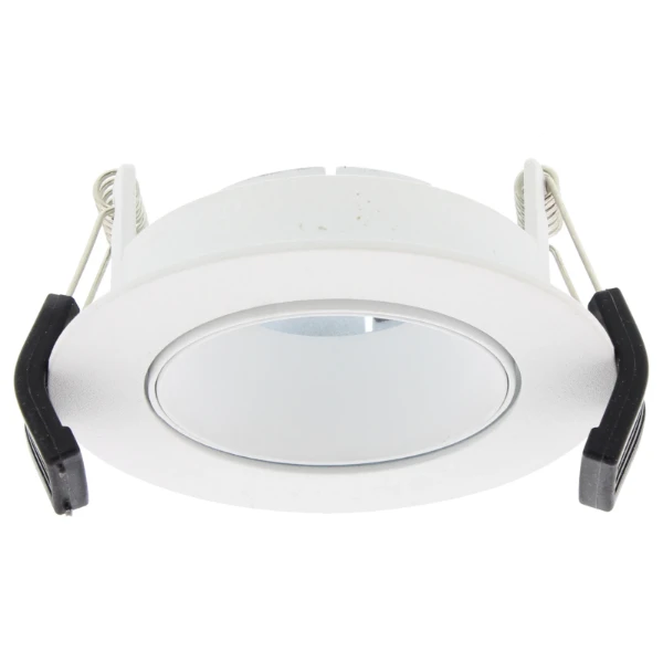 Ronde inbouw armatuur met inzetreflector, wit, 95mm