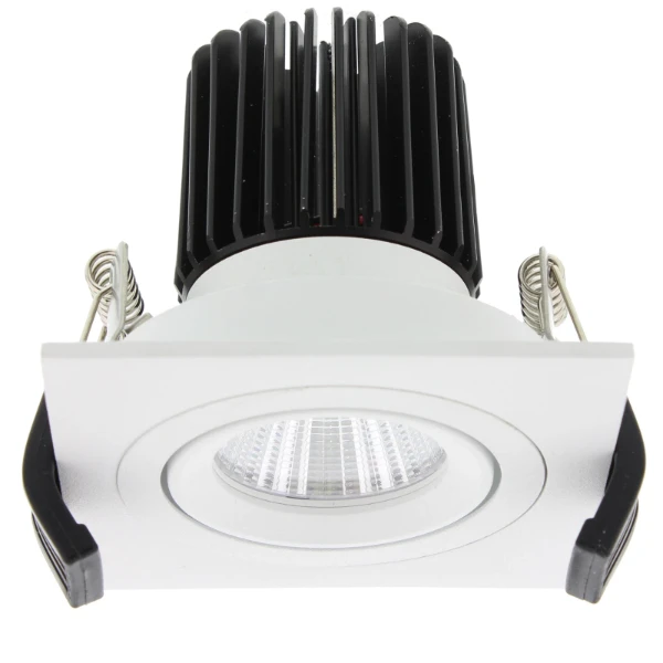 Boreano LED spot, 13W, 350mA, 1150 lumen, 2700K, vierkant 90mm