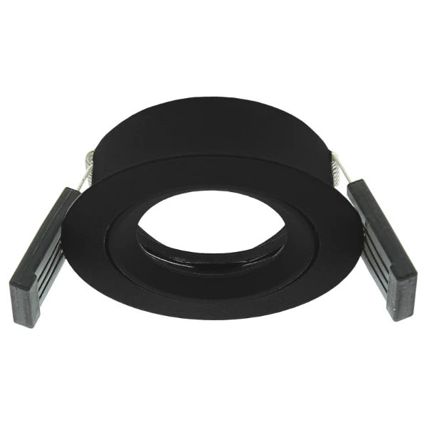 Rond Lumiko modulair inbouw armatuur, 78mm, zwart, kantelbaar